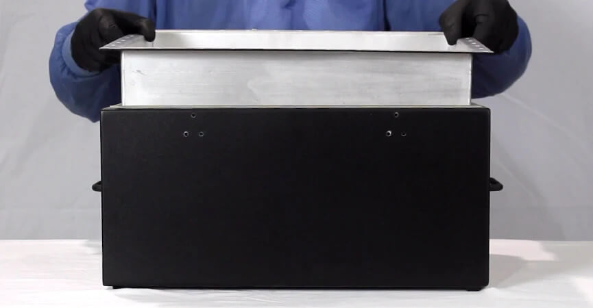 DVTEST double-wall design ensures up to 20 dB additional isolation